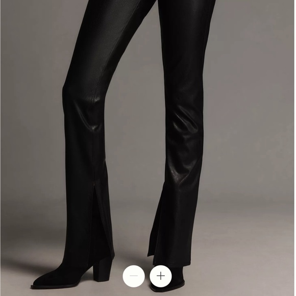 PAIGE SAKAI FAUX LEATHER LEGGINGS - Picture 3 of 10